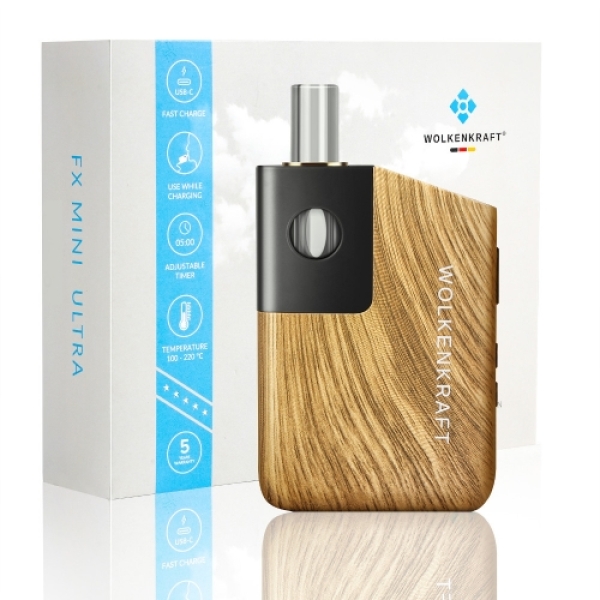 WOLKENKRAFT FX MINI ULTRA Vaporizer - Holzoptik