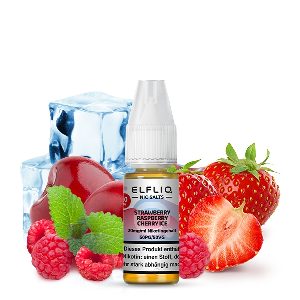 Elfliq - Strawberry Raspberry Cherry Ice